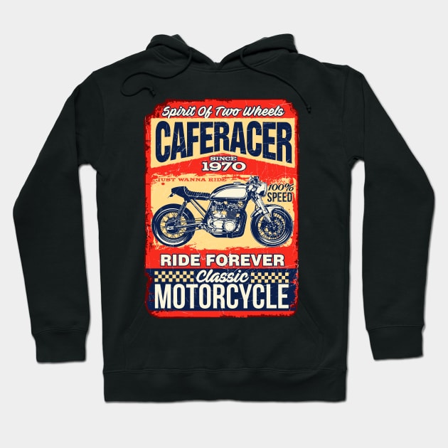 CAFERACER Hoodie by KANDIM'S Studio